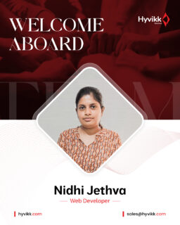Say hello to the newest addition to #Hyvikk!👋We cannot wait to build exceptional web solutions and innovate together🚀

#NewJoinee #WelcomeToTheTeam #WebDeveloper #PHPLaravelDeveloper
